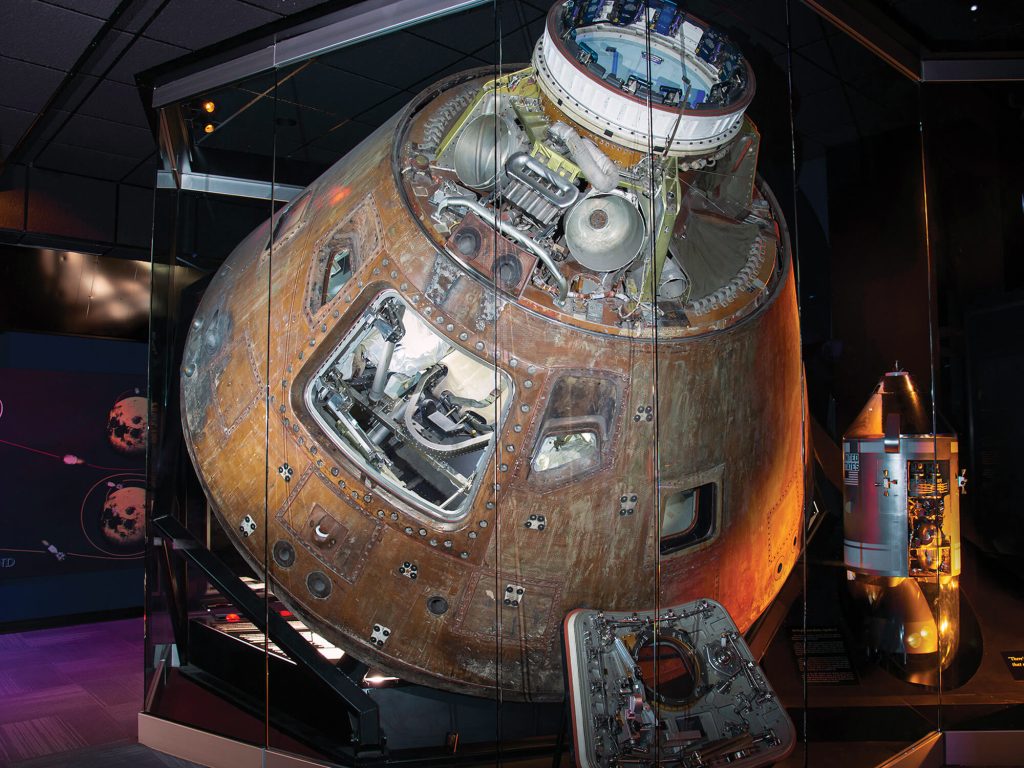 The Apollo 13 command module, Odyssey